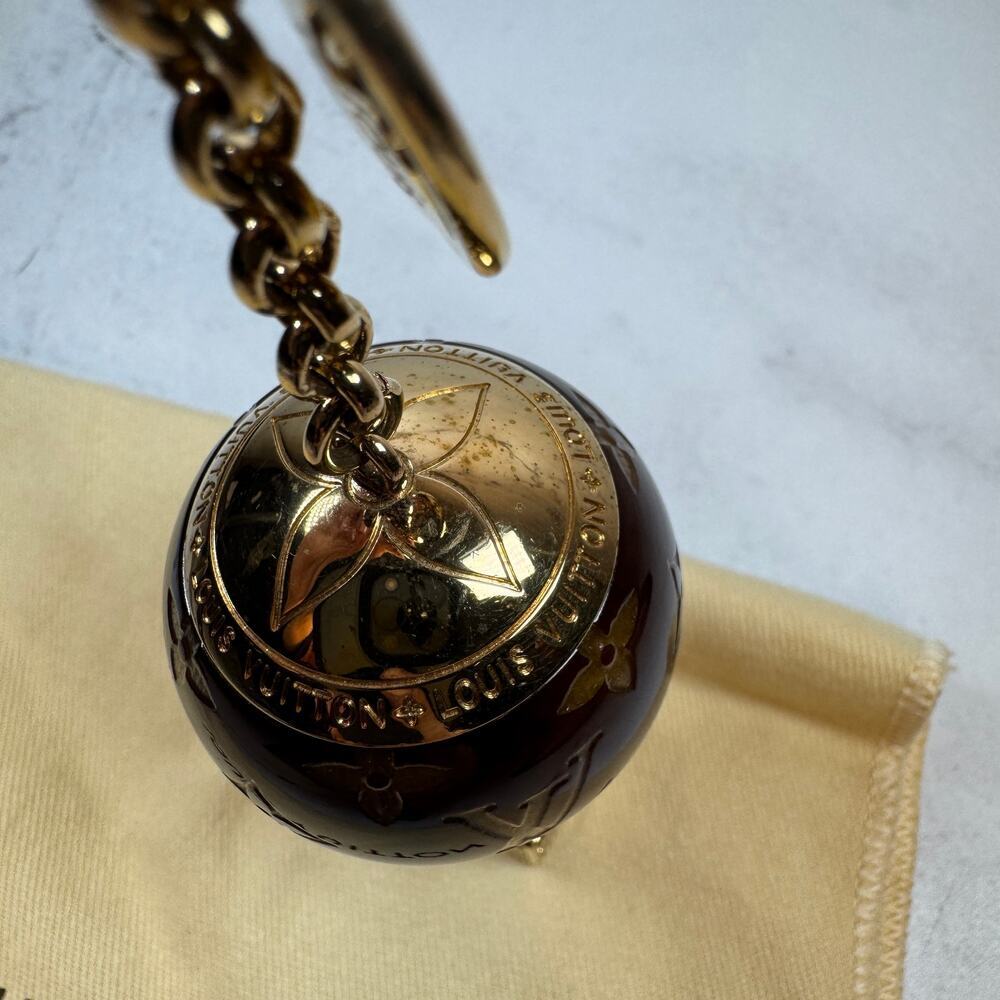 Louis Vuitton Montgolfiere Charm Hot Air Balloon Trunk Bag Keychain LV Monogram - Picture 14 of 16